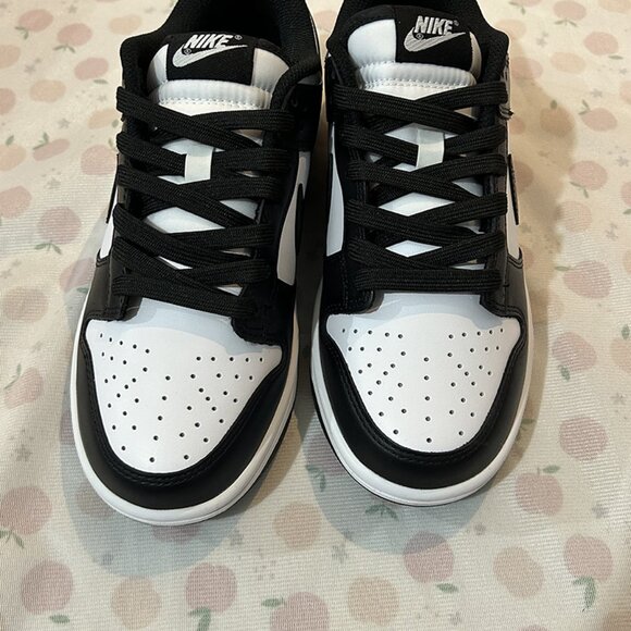 Nike Dunk Low Retro Panda Black Sneakers - Picture 3 of 7